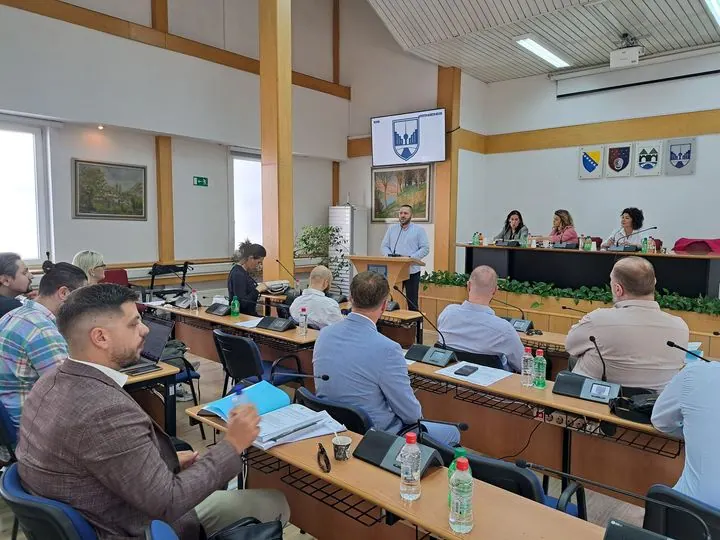 Meša Selimović tokom javnog angažmana